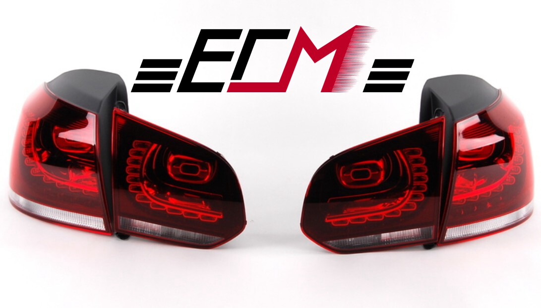 适用于高尔夫6改装r20尾灯 高尔夫6gti改装