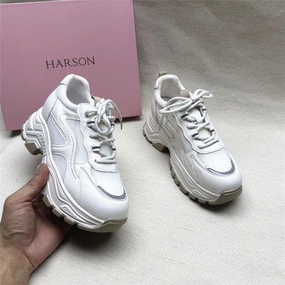 Harson/哈森微瑕疵清仓老爹鞋女