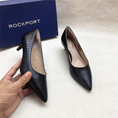 乐步撤柜正品 M版 时尚 鞋 Rockport 真皮浅口单鞋 尖头细跟时装 女新款