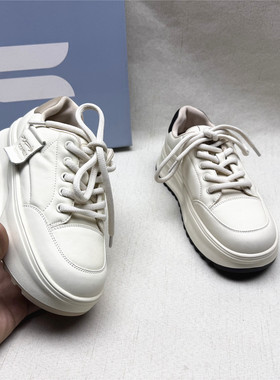 comely/康莉正品撤柜时尚厚底轻便舒适休闲女鞋春新款牛剖层单鞋