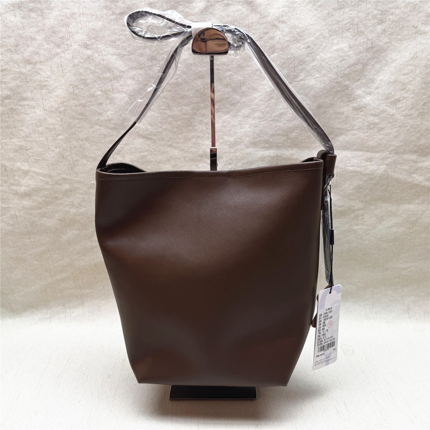 comely/康莉正品撤柜简约时尚单肩手提水桶包女新款牛剖大容量包,箱包皮具/热销女包/男包,水桶包,淘宝优惠券,粉丝福利购,淘宝优惠卷