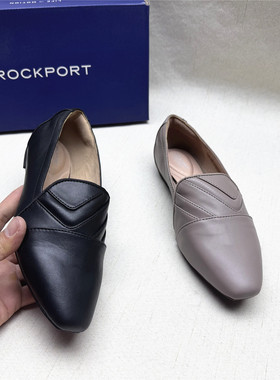 Rockport/乐步正品撤柜舒适方头时装鞋女新款牛皮/合成单鞋W清仓