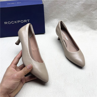 Rockport 女鞋 尖头羊皮软底软面3d气垫舒适透气大码 乐步撤柜正品
