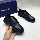 Rockport 真皮透气职业系带软底面试公务员皮鞋 乐步撤柜正品 女鞋