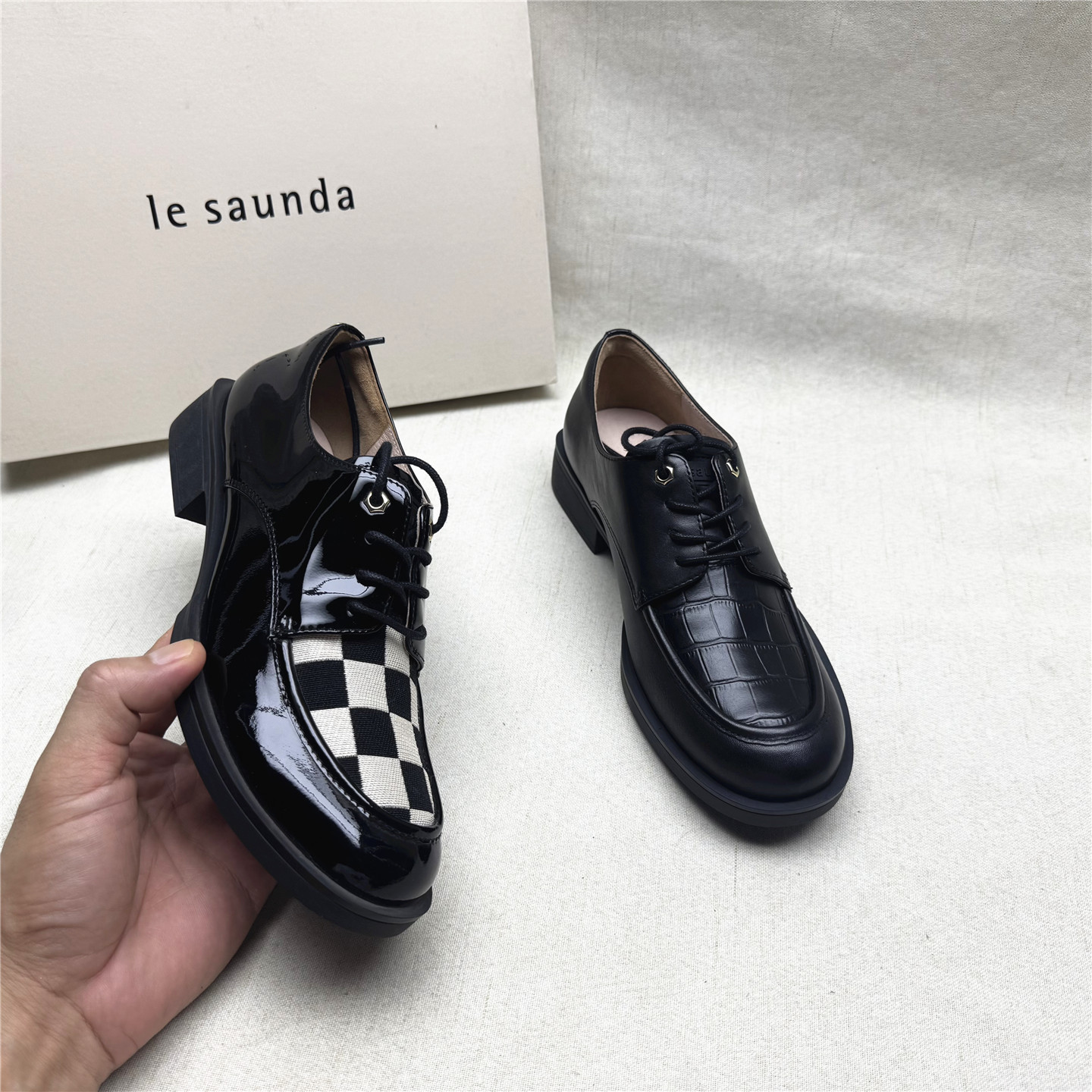 lesaunda/莱尔斯丹真皮深口单鞋