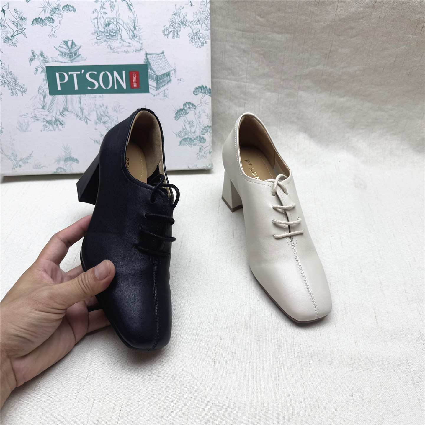 PT'SON/百田森轻便系带舒适单鞋