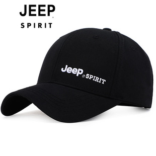 SPIRIT鸭舌帽男帽子纯棉刺绣时尚 JEEP 休闲棒球帽遮阳全棉CA0015