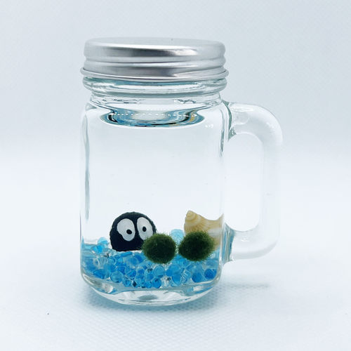 马里莫海藻球生态瓶迷你可爱创意植物微景观水培挂件diy礼物