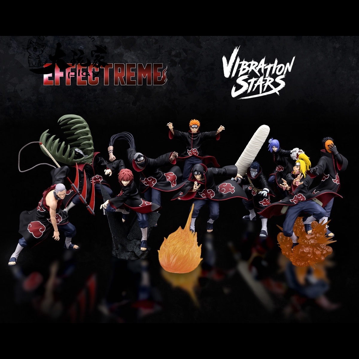 【大玩家模玩】火影忍者 晓 佩恩 角都 飞段 鬼鲛 小南 绝 蝎 鼬