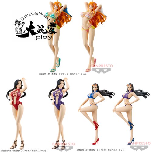 【大玩家模玩】现货 万代 海贼王 假日 泳装 罗宾 娜美 女帝 手办