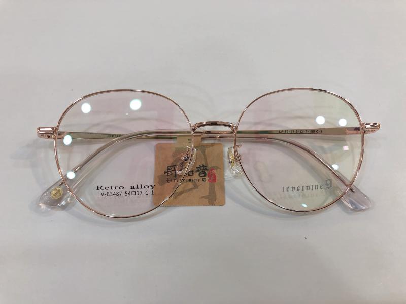 哥拓普眼镜架 levelnine/合金复古韩版潮流文艺眼镜框 LV-83487