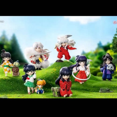 泡泡玛特共鸣犬夜叉战国之旅盲盒