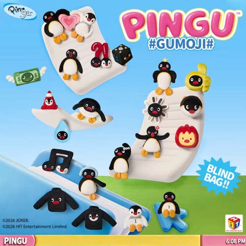 PinguGumoji系列毛绒贴贴盲盒
