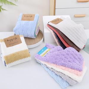 酒店分区分类多颜色抹布清洁方巾