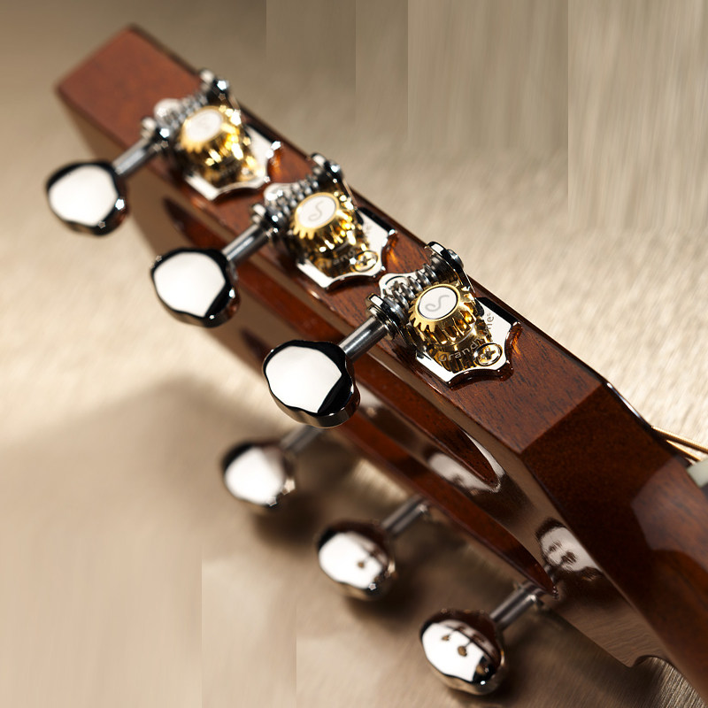 高端马丁D28弦钮沃迪森民谣木吉他弦钮开放式古典上弦器1:18手柄