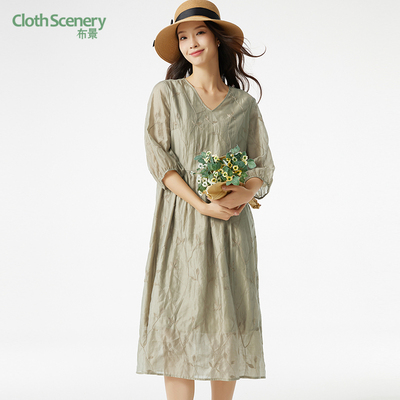 布景女装夏季新品连衣裙0633