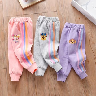 汪汪队童装 幼儿园神裤 子宝宝休闲中小童长裤 儿童春秋裤 女童运动裤
