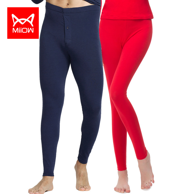 猫人保暖裤薄款男女士丝滑莫代尔棉贴身打底秋裤棉裤大码线裤单裤,女士内衣/男士内衣/家居服,保暖裤,淘宝优惠券,粉丝福利购,淘宝优惠卷