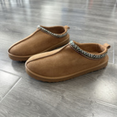 女士冬季 保暖防寒 加绒加厚舒适半拖 外贸出口单 尾货特价 捡漏