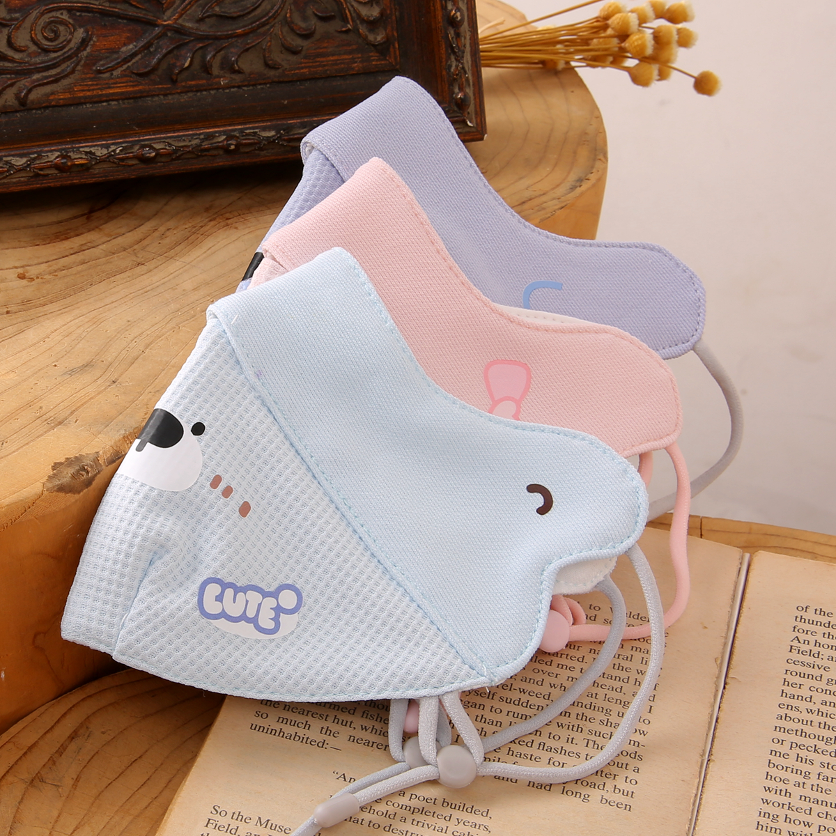 儿童口罩纯棉秋冬季保暖防风