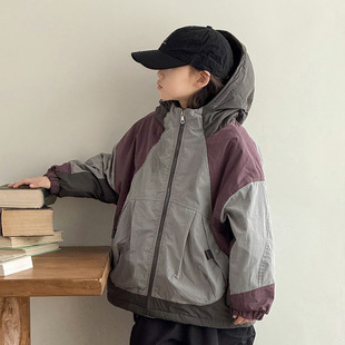 波拉童装儿童装男童外套秋冬款2025新款冲锋衣大童夹棉加厚冬季派