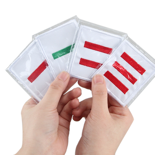 一道杠大队长标志中队长二道杠小队长标志三道杠大队委标志套别针小学生班干部队干小组长臂章牌子袖章定制