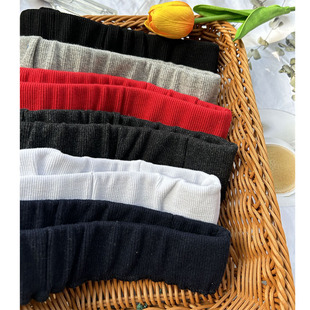 松紧带弹性成人棉秋裤 腰加高更换通用面料 加腰螺纹厚款 运动休闲裤