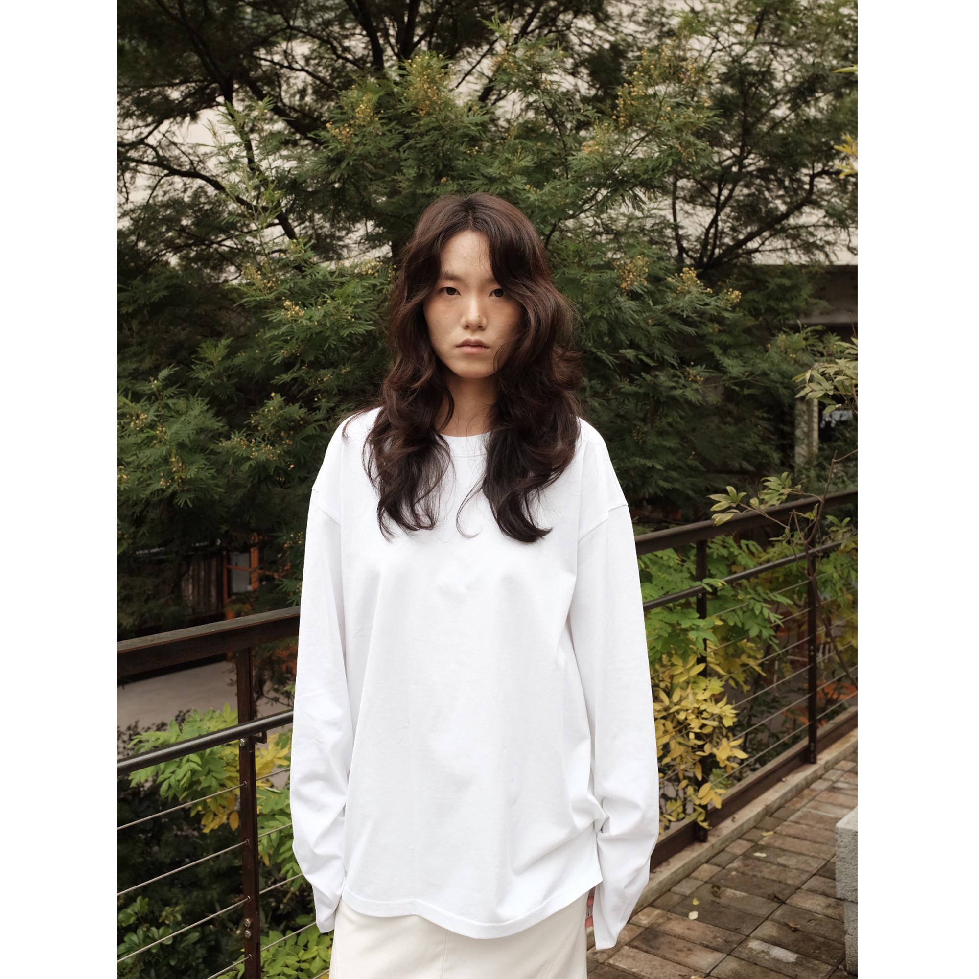 匹马棉好白宽松百搭白色T恤中性