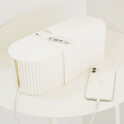 好白商店 纯白集线盒 电线收纳盒 整理盒 北欧 丹麦 Flying Tiger