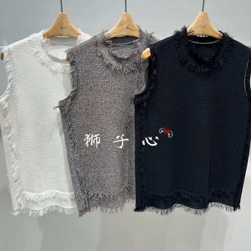 狮子心JN/江南国内专柜正品26夏款针织衫背心5Q4312390-1195