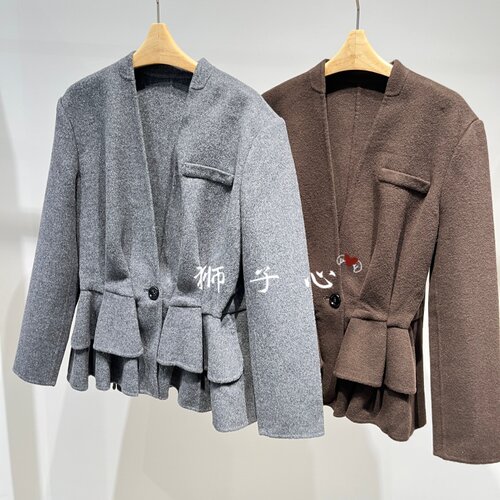 狮子心JN/江南国内专柜正品26冬款 毛呢大衣 5Q0810500-2995