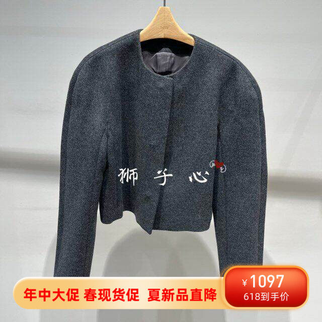 狮子心JN/江南国内专柜正品26春夏毛呢外套5Q1813120-1995