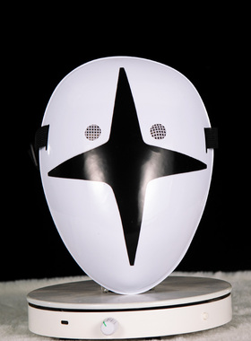 表情符号面具舞台面具道具PVC材质轻薄舒适舞台表演cosplay装扮