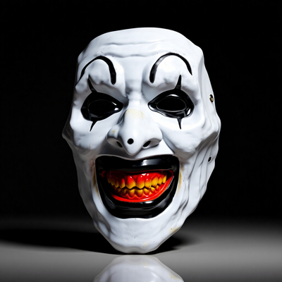 万圣节恐怖小丑面具COS道具ABS