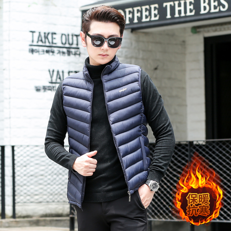 男士休闲保暖马甲轻薄马夹