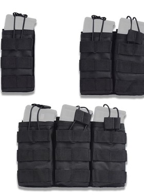 户外Molle弹夹包M4AK三联弹匣袋JPC战术背心附件包5.56单联二联包