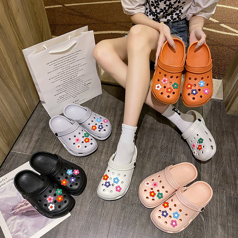软底时尚洞洞鞋女夏季新款潮流