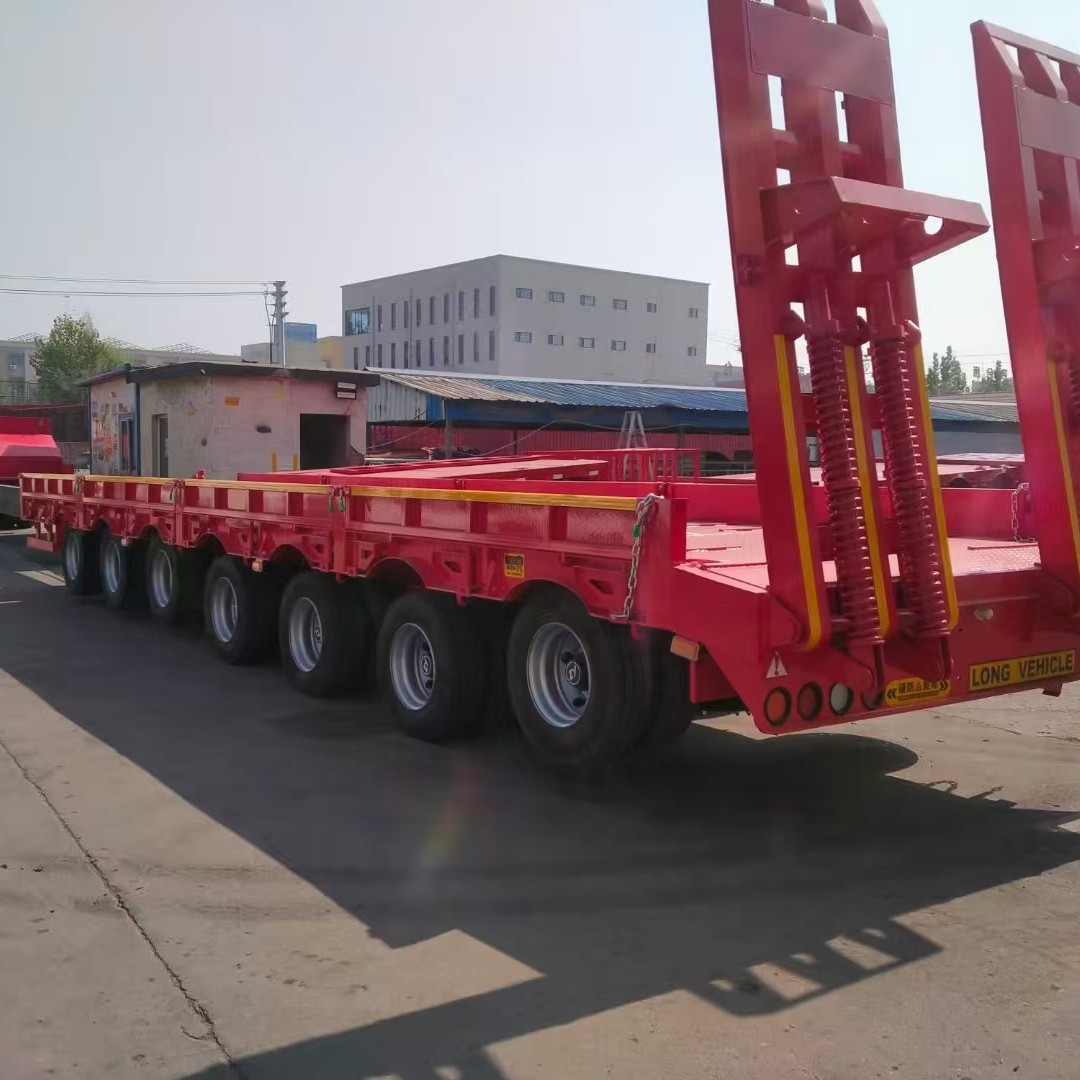 13.75多桥运输平板车 装载机运输平板车 挖掘机运输平板车