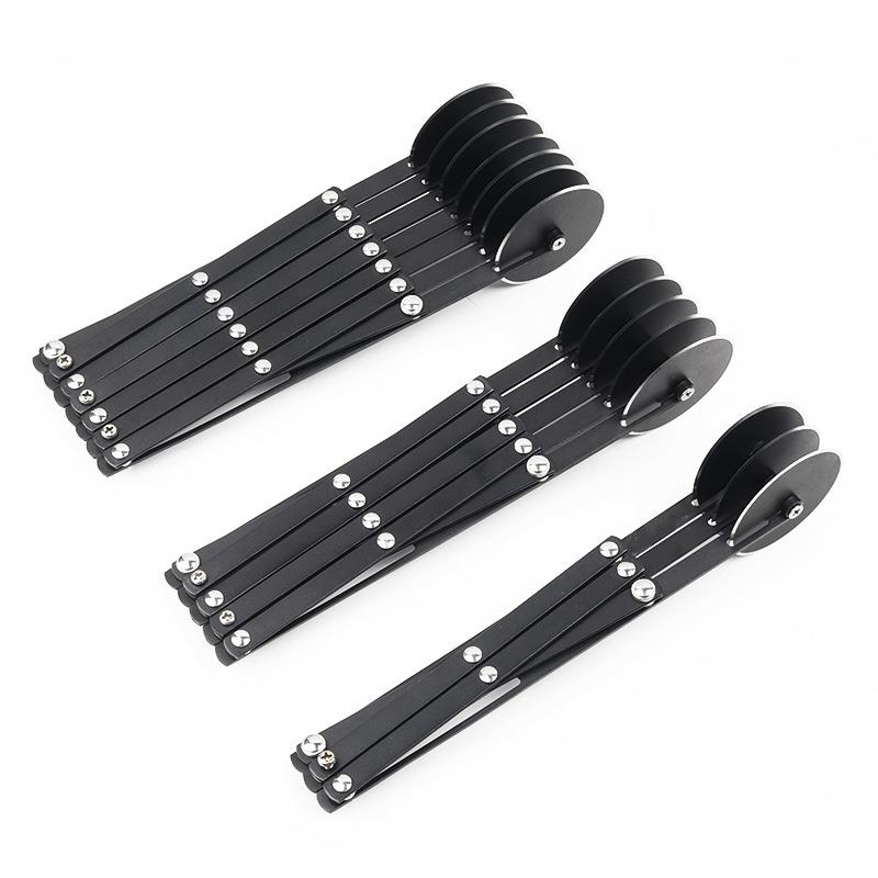 不锈钢油条刀多轮披萨刀多轮油条刀烘培工具披萨滚刀不锈钢介饼刀