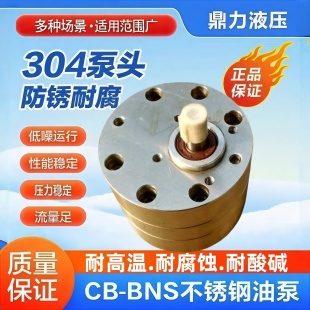BNS10 2.5 B16不锈钢齿轮泵耐酸碱耐高温饲料喷涂食品泵