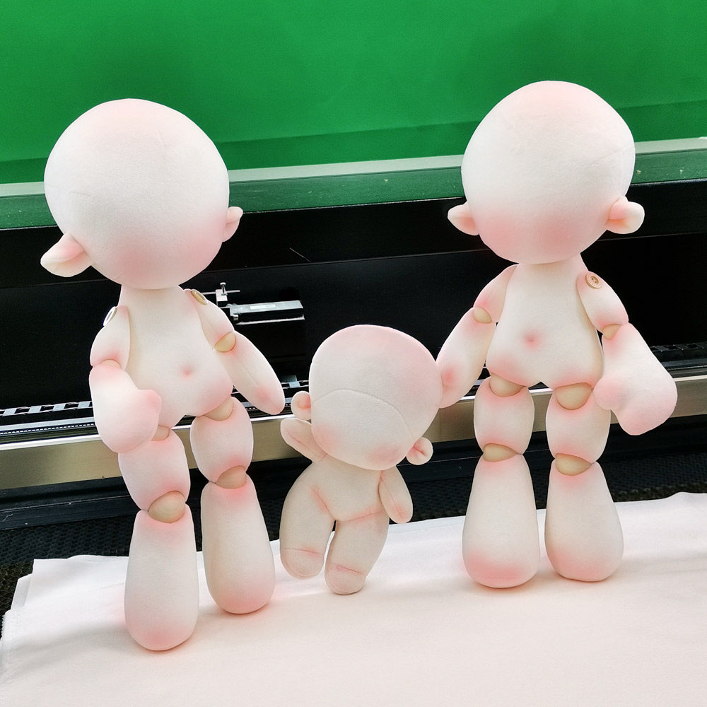 人偶可动关节3D开版特体棉花娃娃胖丫布艺关节体玩偶234560cm
