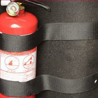 后备箱灭火器固定带 汽车储物魔术贴条 车载灭火器固定支架通用品