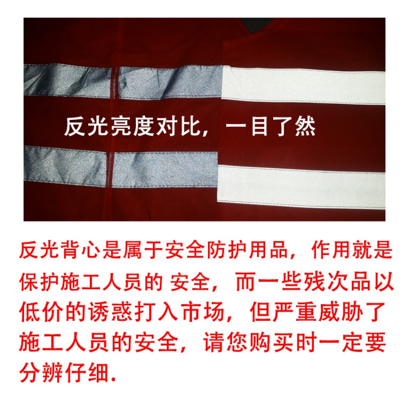 反光背心马甲骑行反光安全服环卫反光衣多口袋反光马甲骑行反光衣 汽车用品/电子/清洗/改装 交通反光背心 原图主图