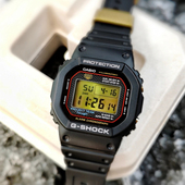 卡西欧40周年方块金属黄金眼 5040PG 原点限量旋盖运动防水手表DW