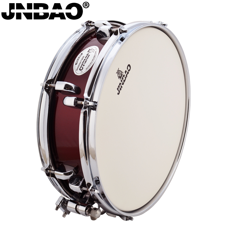 津宝小军鼓JBMS1065高级14英寸酒红色桦木腔扁腔乐团演奏用爵士鼓