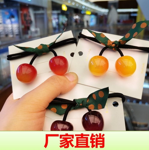 日韩风发圈加粗高弹力超仙扎头绳