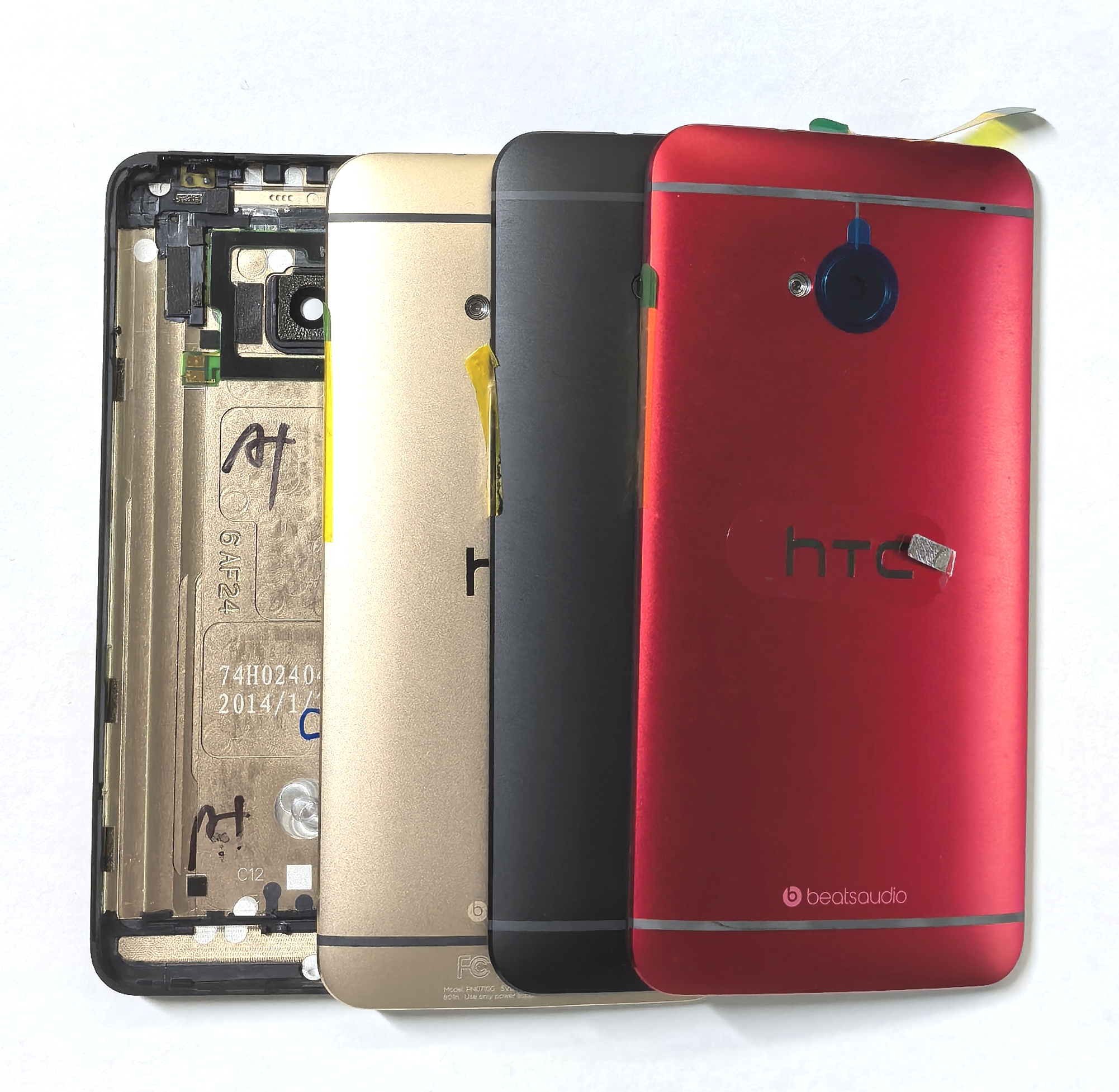 全新HTC ONE M7 801原装外壳金属后盖后壳卡托