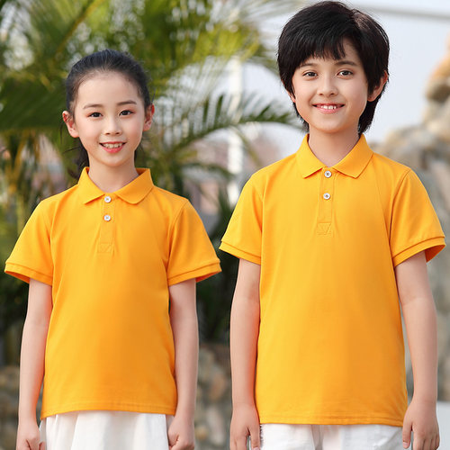 亲子活动儿童t恤夏季Polo衫男女