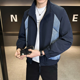 模特2026春装新款立领夹克衫26502P125米白穿到200斤，男装夹克，电商D227