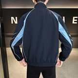 模特2026春装新款立领夹克衫26501P115黄色穿到200斤，男装夹克，电商D227